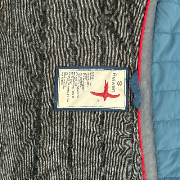 Relwen WindZip Blue Quilted Performance Jacket - Picture 13 of 16